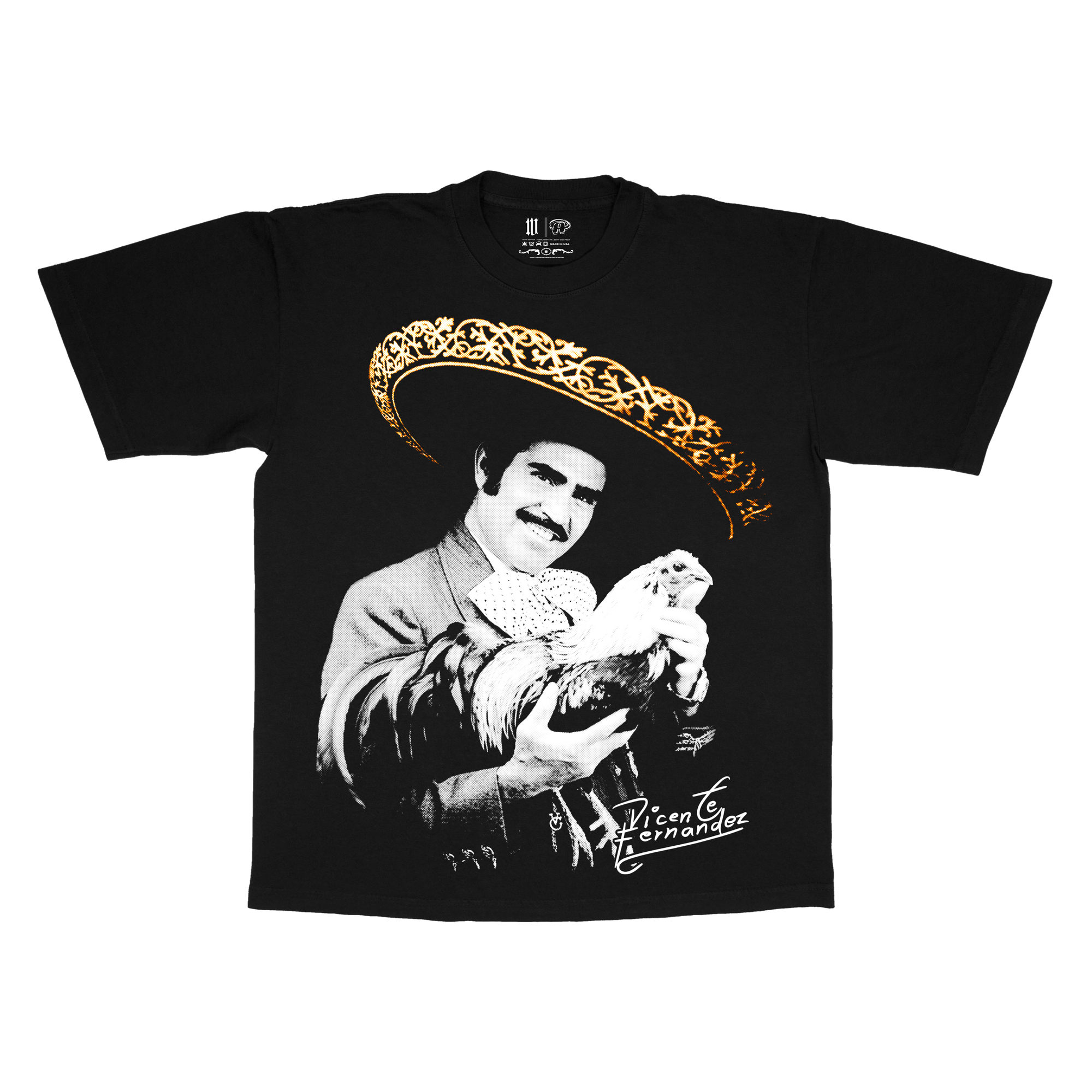 CHENTE  - T-SHIRT BLACK