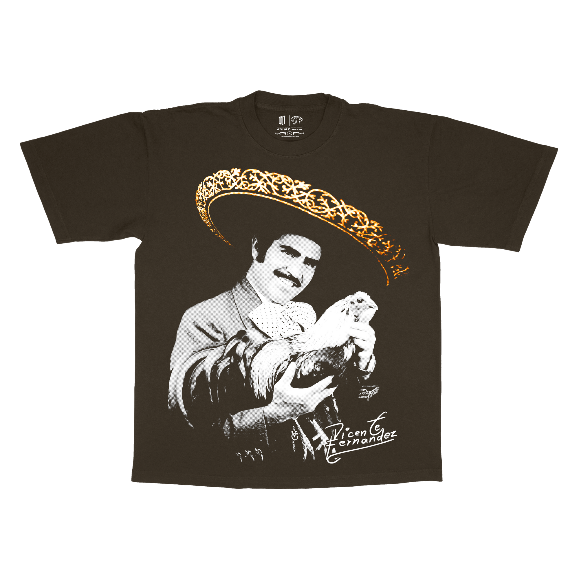 CHENTE  - T-SHIRT BROWN