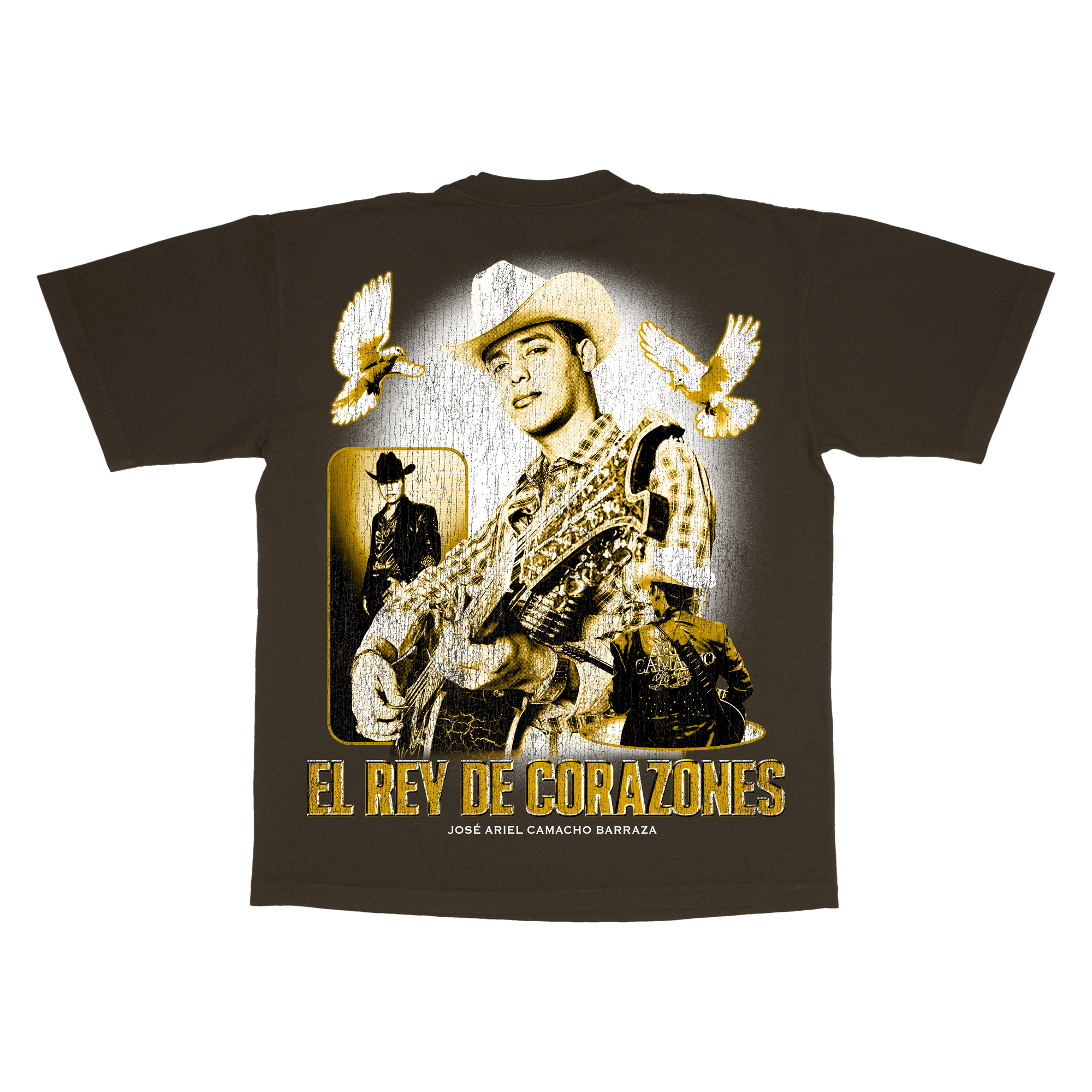 ARIEL  - T-SHIRT BROWN