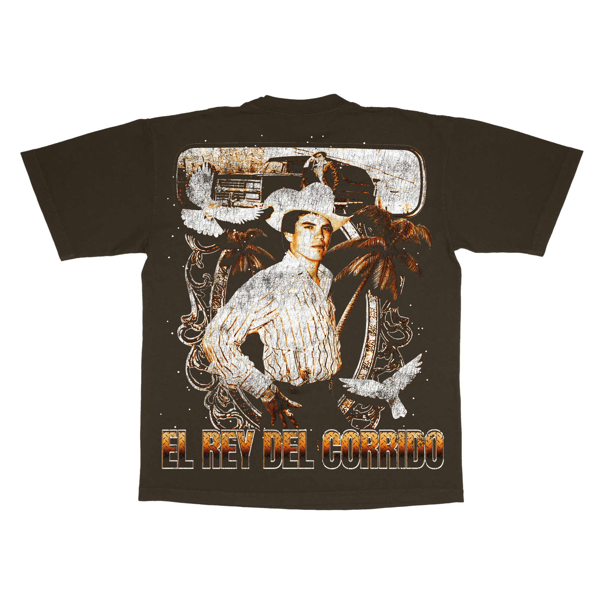 CHALINO - T-SHIRT BROWN