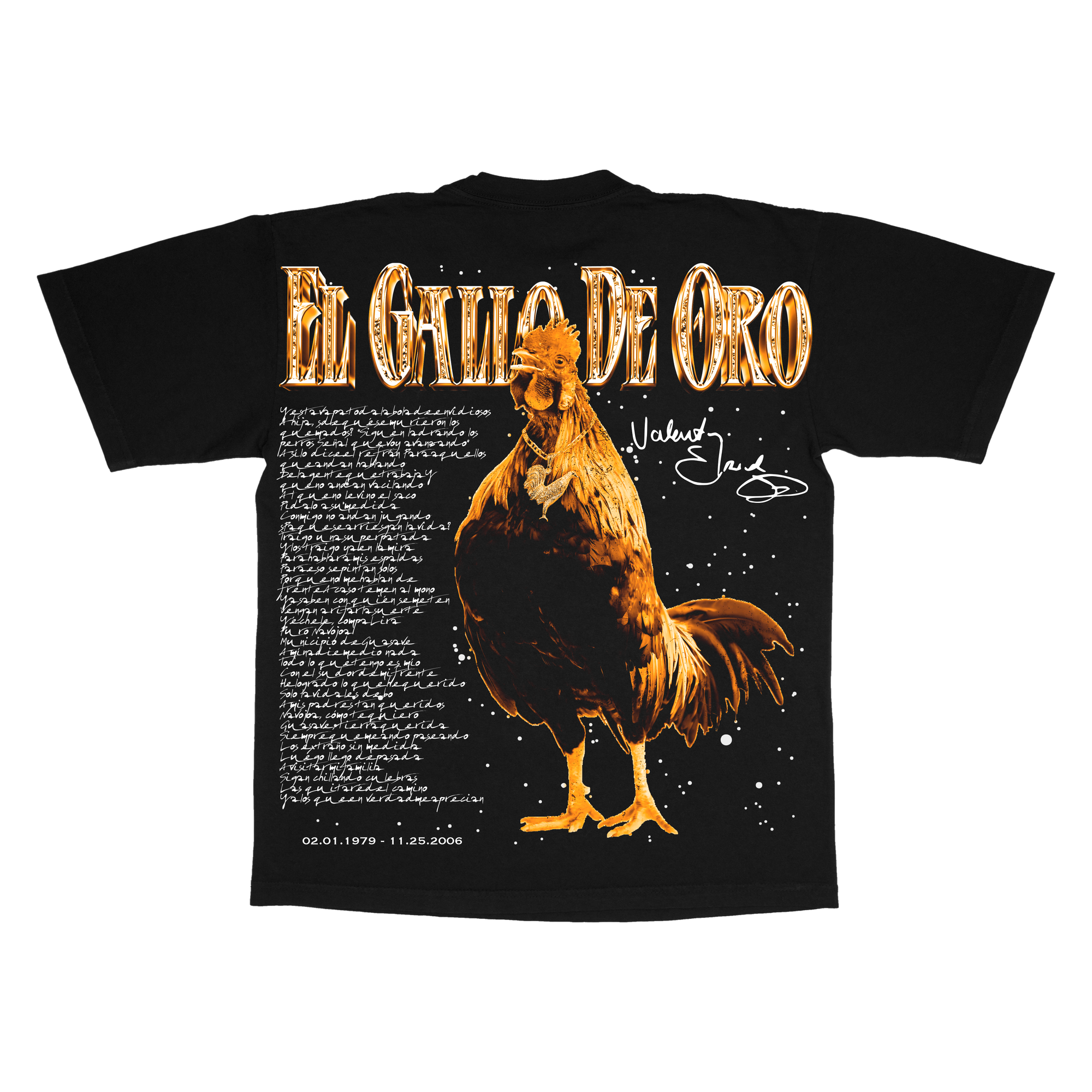 GALLO  - T-SHIRT BLACK