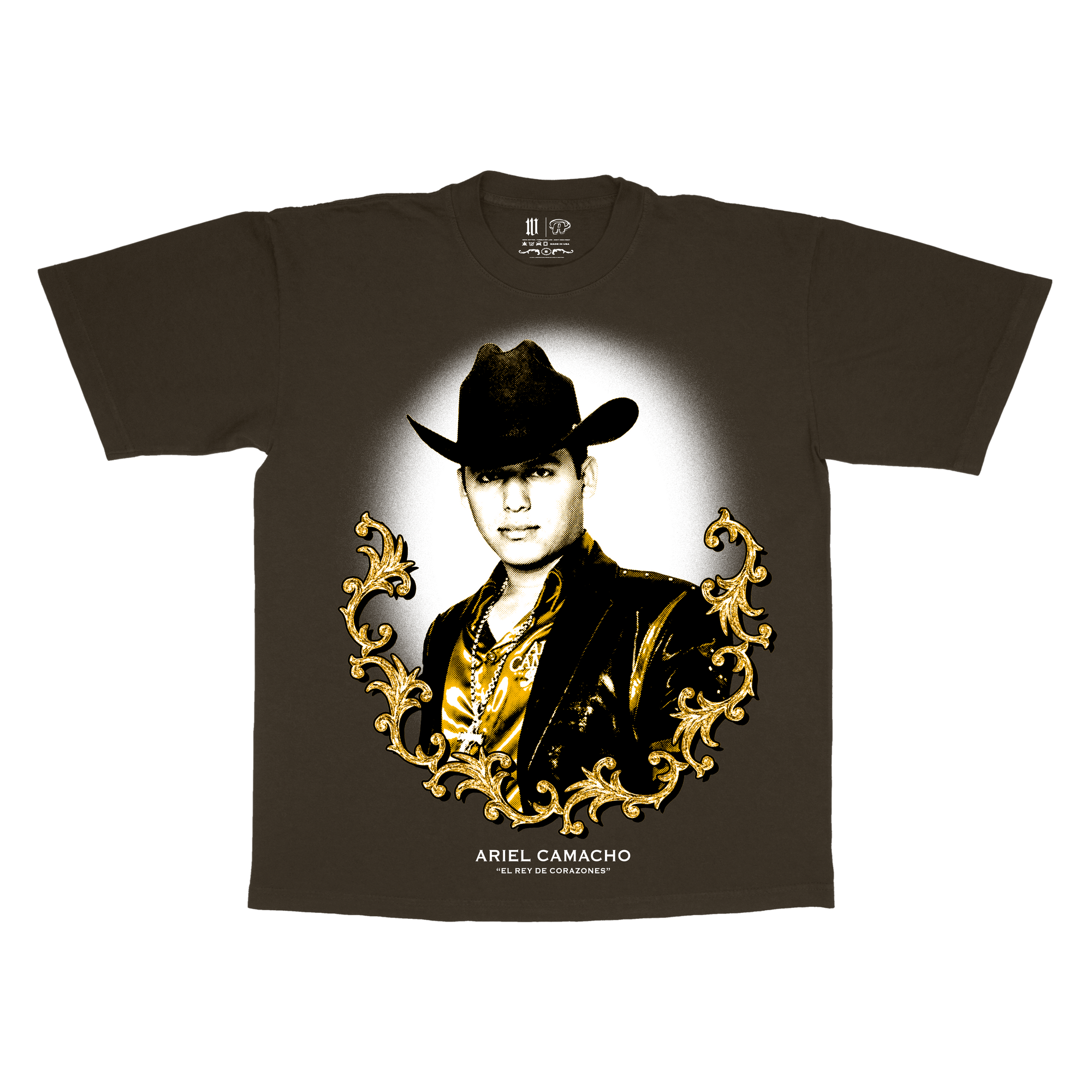 ARIEL  - T-SHIRT BROWN
