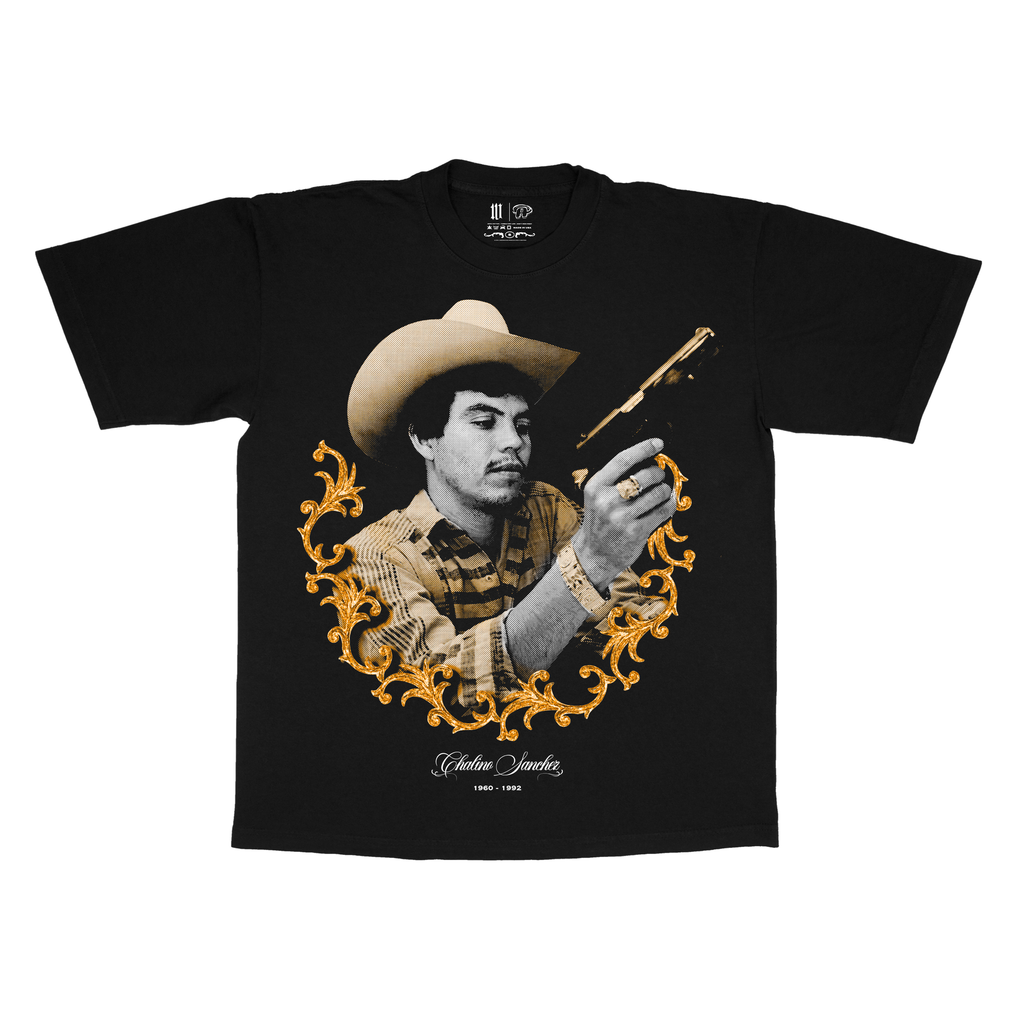CHALINO - T-SHIRT BLACK