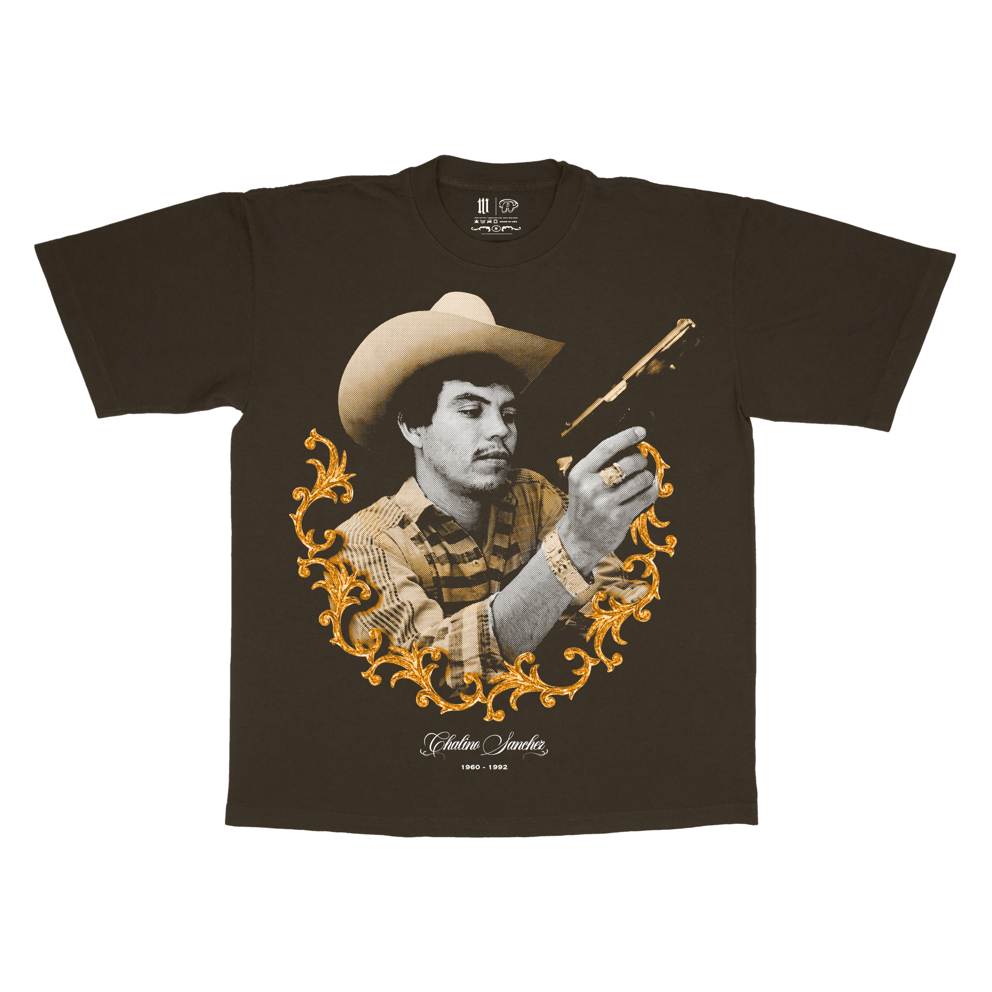 CHALINO - T-SHIRT BROWN